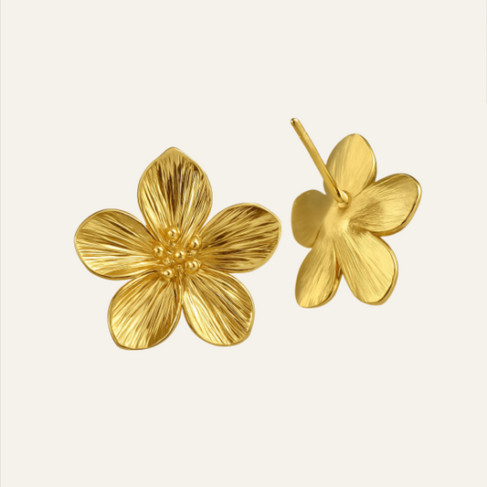 Pendientes Hawaii - Oro 18k