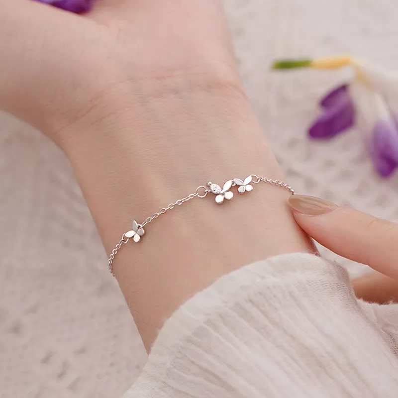 Pulsera Mariposa - Plata de ley 925