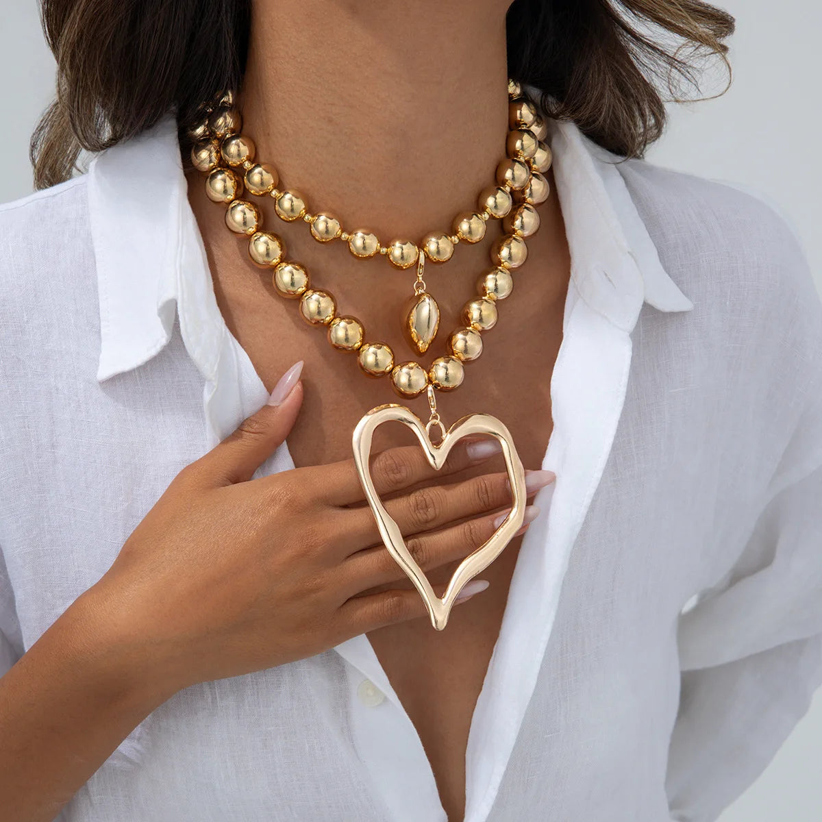 Set de Colgantes Latido de Oro