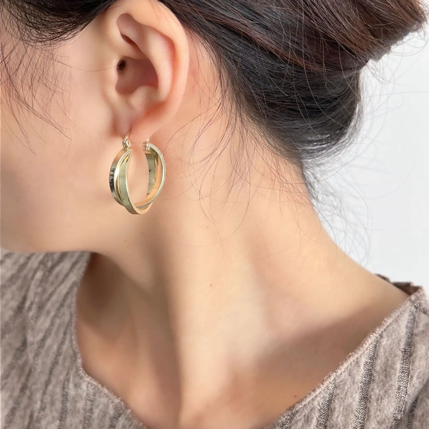 Aros Infinity - Baño en Oro 18k