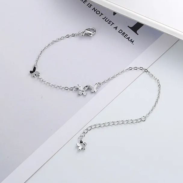 Pulsera Mariposa - Plata de ley 925