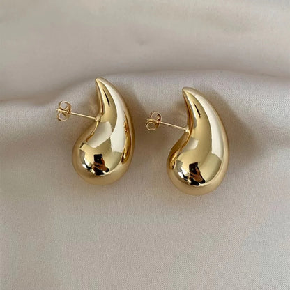 Lágrima dorada - Inoxidable y Oro 18k