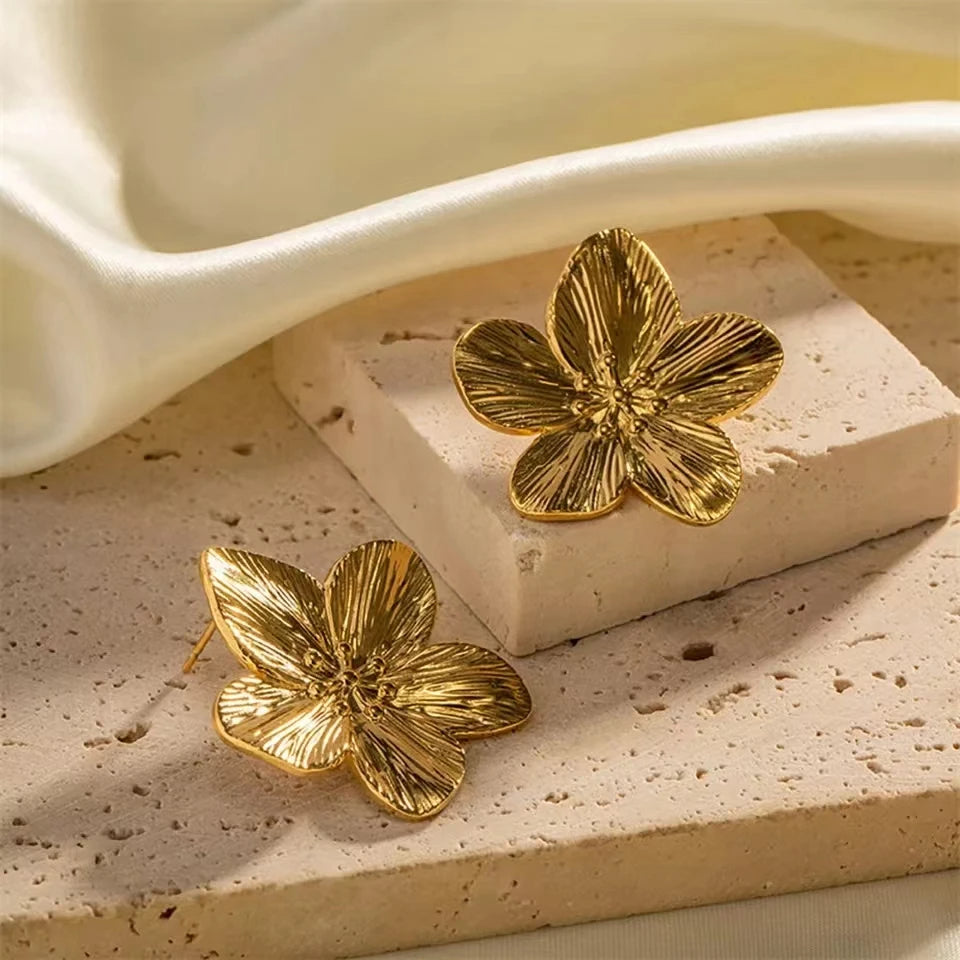 Pendientes Hawaii - Oro 18k