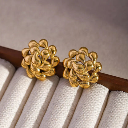 Pendientes Ramo Aureo - Oro 18k