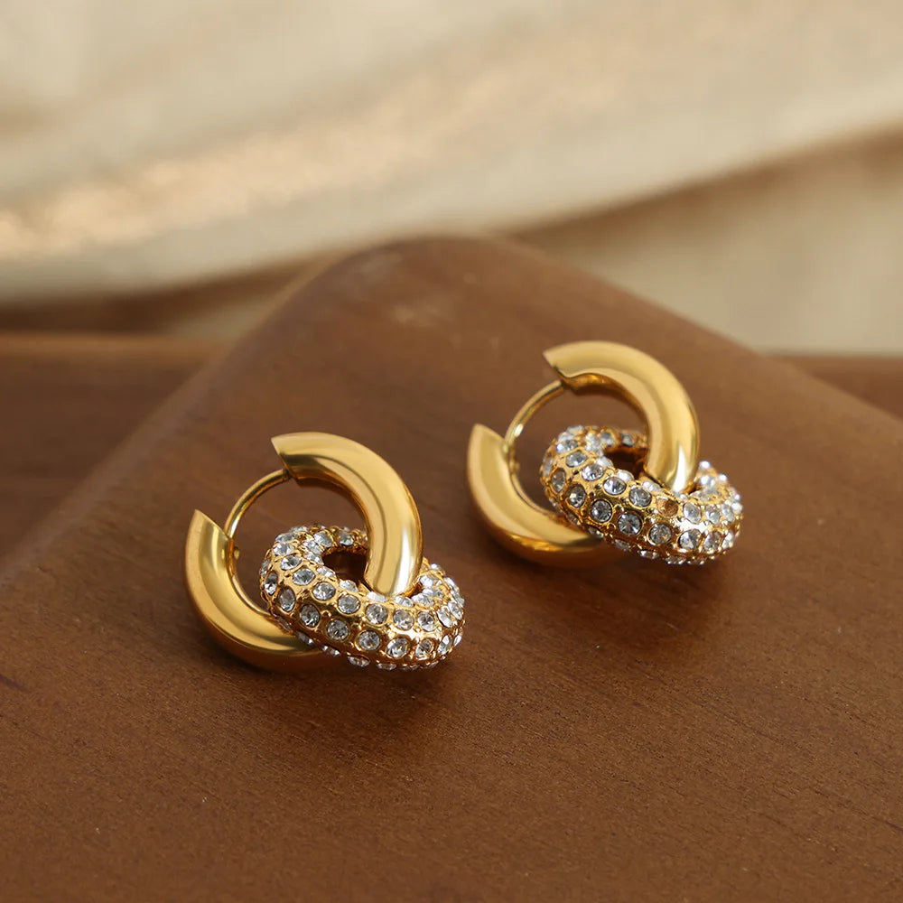 Pendientes Luz Eterna - Moissanita y Oro 18k