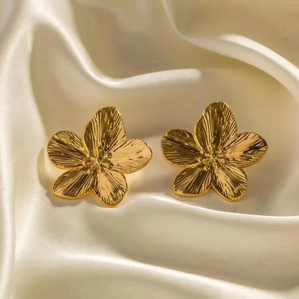 Pendientes Hawaii - Oro 18k