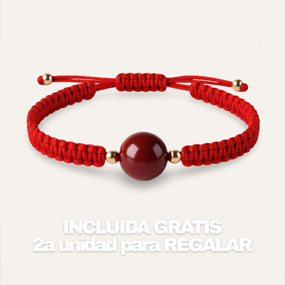 (2x1) Pulsera Hilo Rojo Bendición de Cinabrio