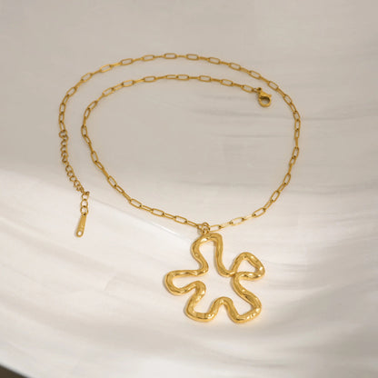 Colgante Amanecer- Bañado en Oro 18k