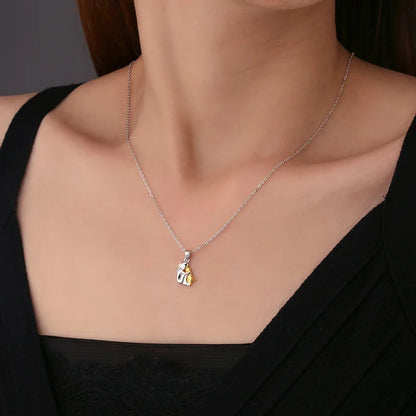 Colgante Compañero Eterno - Oro y Plata