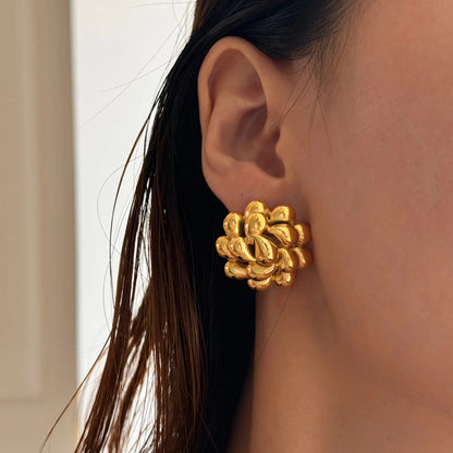 Pendientes Ramo Aureo - Oro 18k
