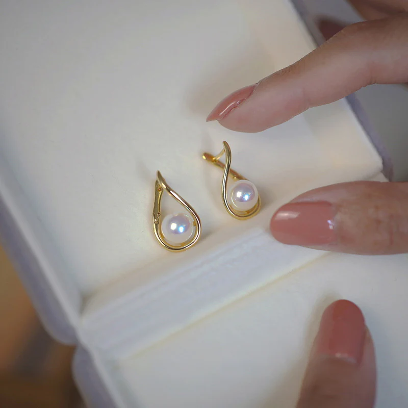 Lágrimas de Perla - Perlas barrocas y Oro 18k