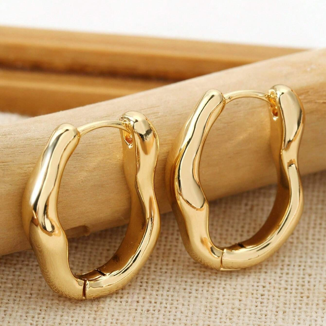 Aros Melted - Oro 18k