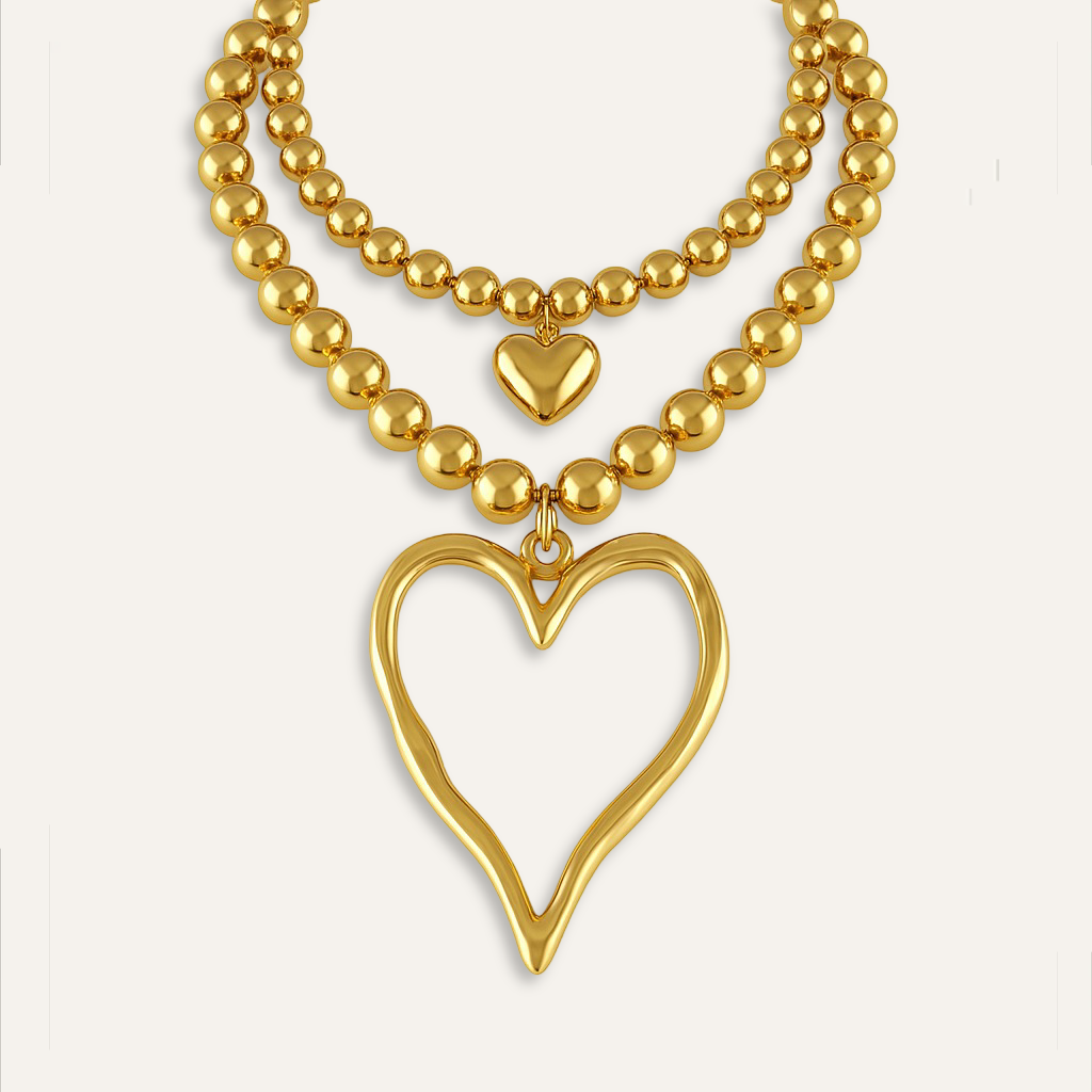 Set de Colgantes Latido de Oro