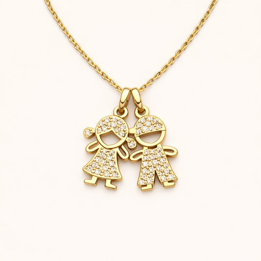 Colgante Mama - Baño oro