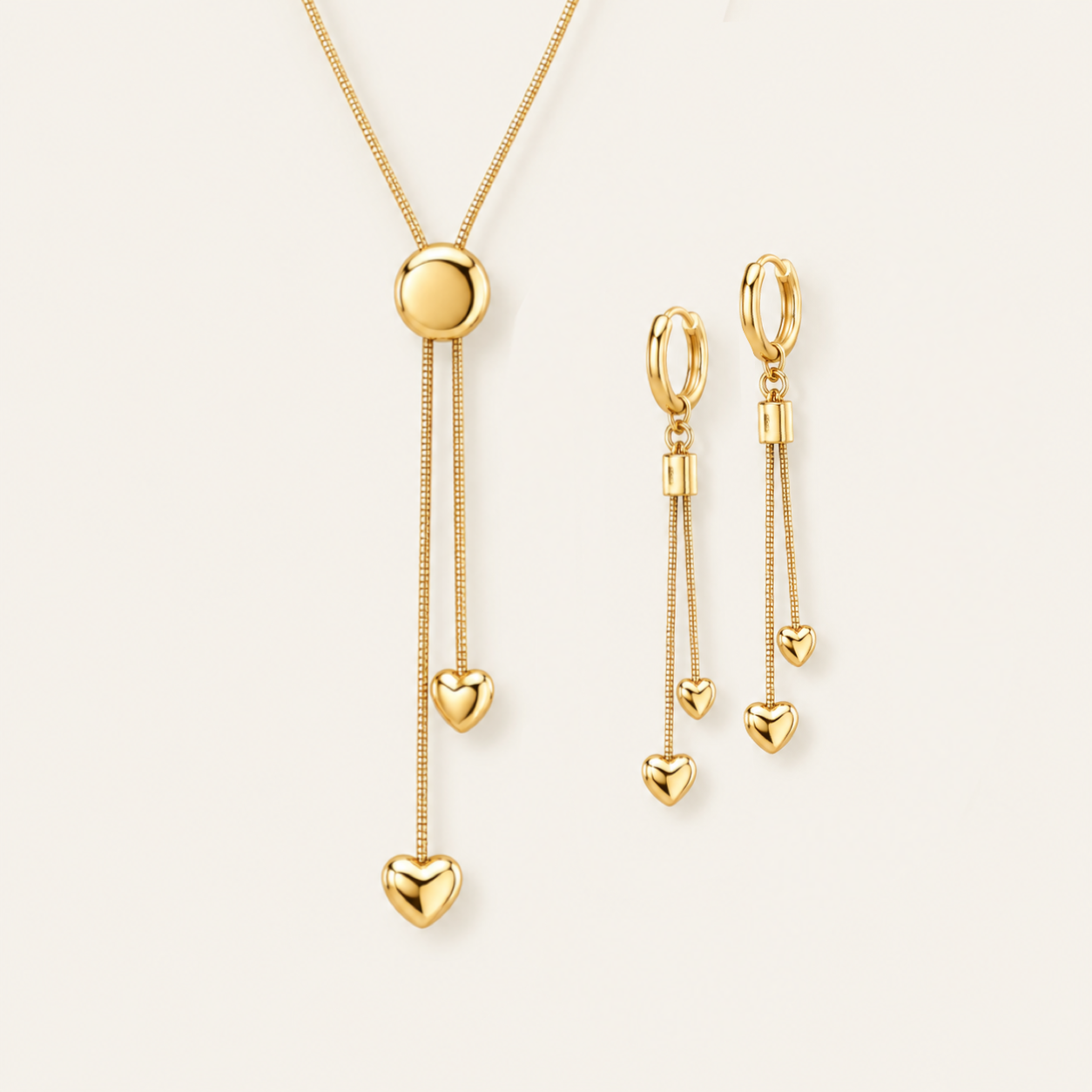 Collar Julieta - Baño Oro + Pendientes de Regalo