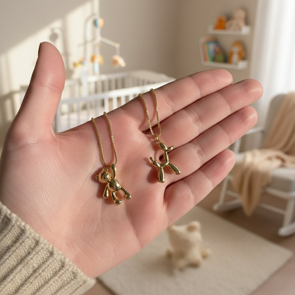 Pack colgantes Juguete - Baño en Oro
