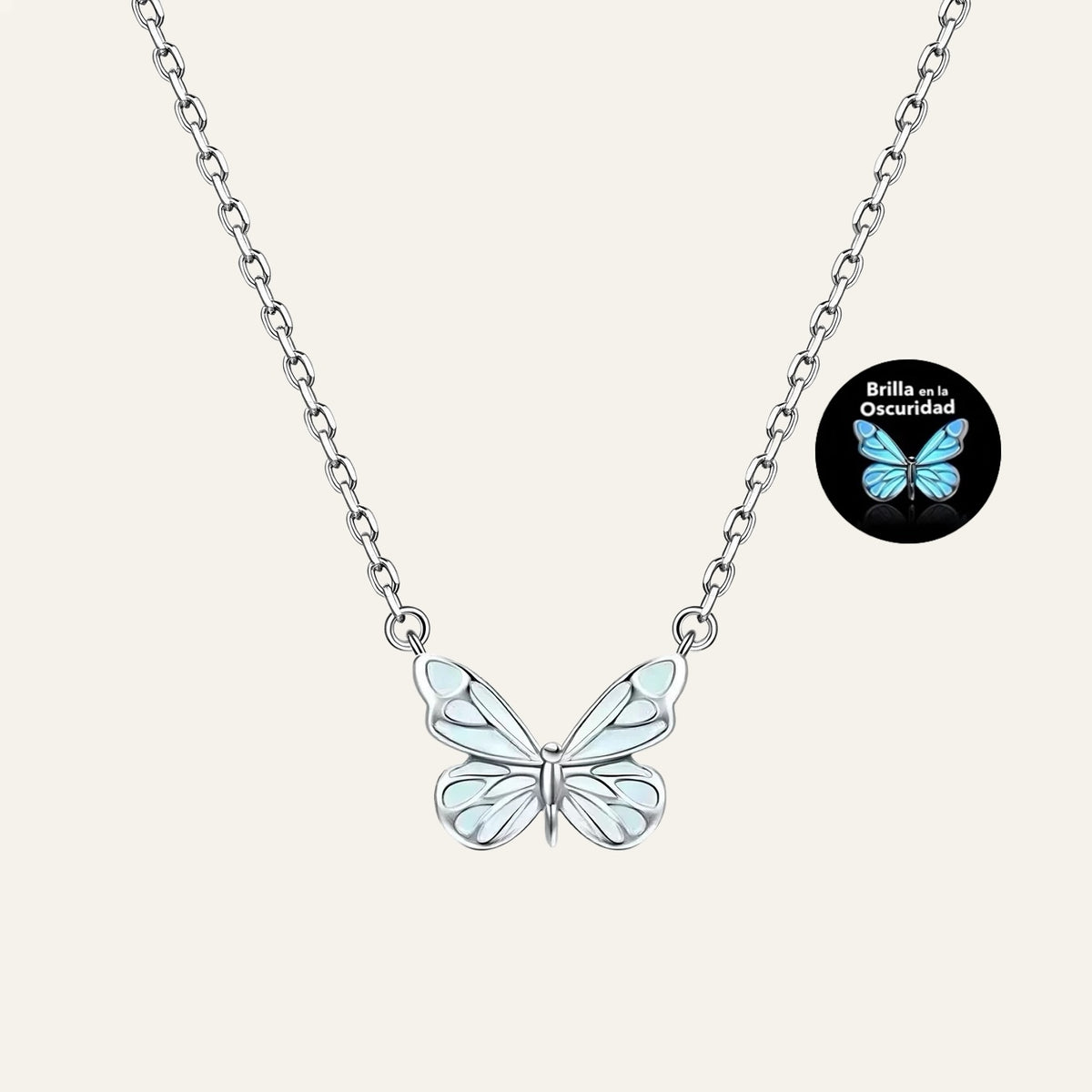 Pack Butterfly Glow - Baño Plata