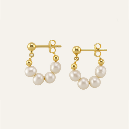 Pendientes Atena - Perlas barrocas y Oro 18k