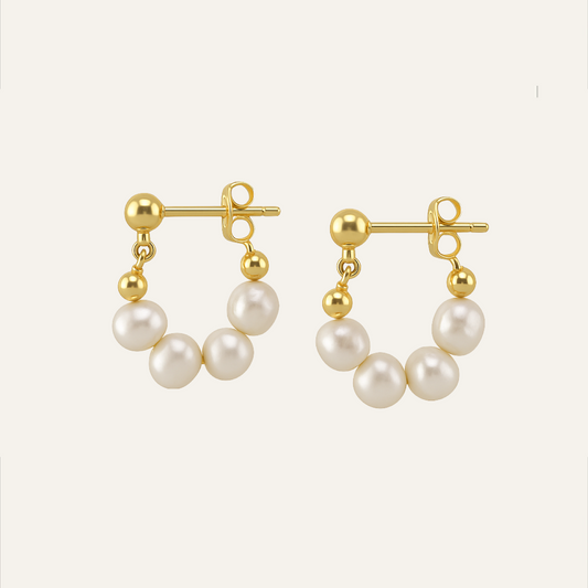 Pendientes Atena - Perlas barrocas y Oro 18k