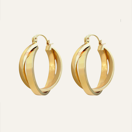 Aros Infinity - Baño en Oro 18k