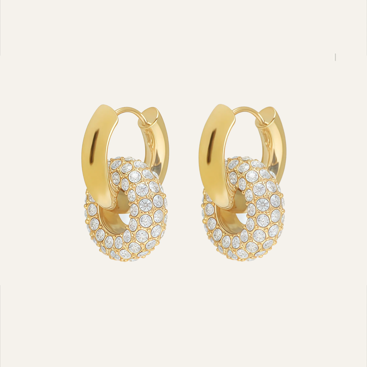 Pendientes Luz Eterna - Moissanita y Oro 18k