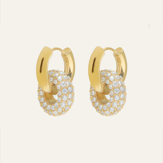 Pendientes Luz Eterna - Moissanita y Oro 18k