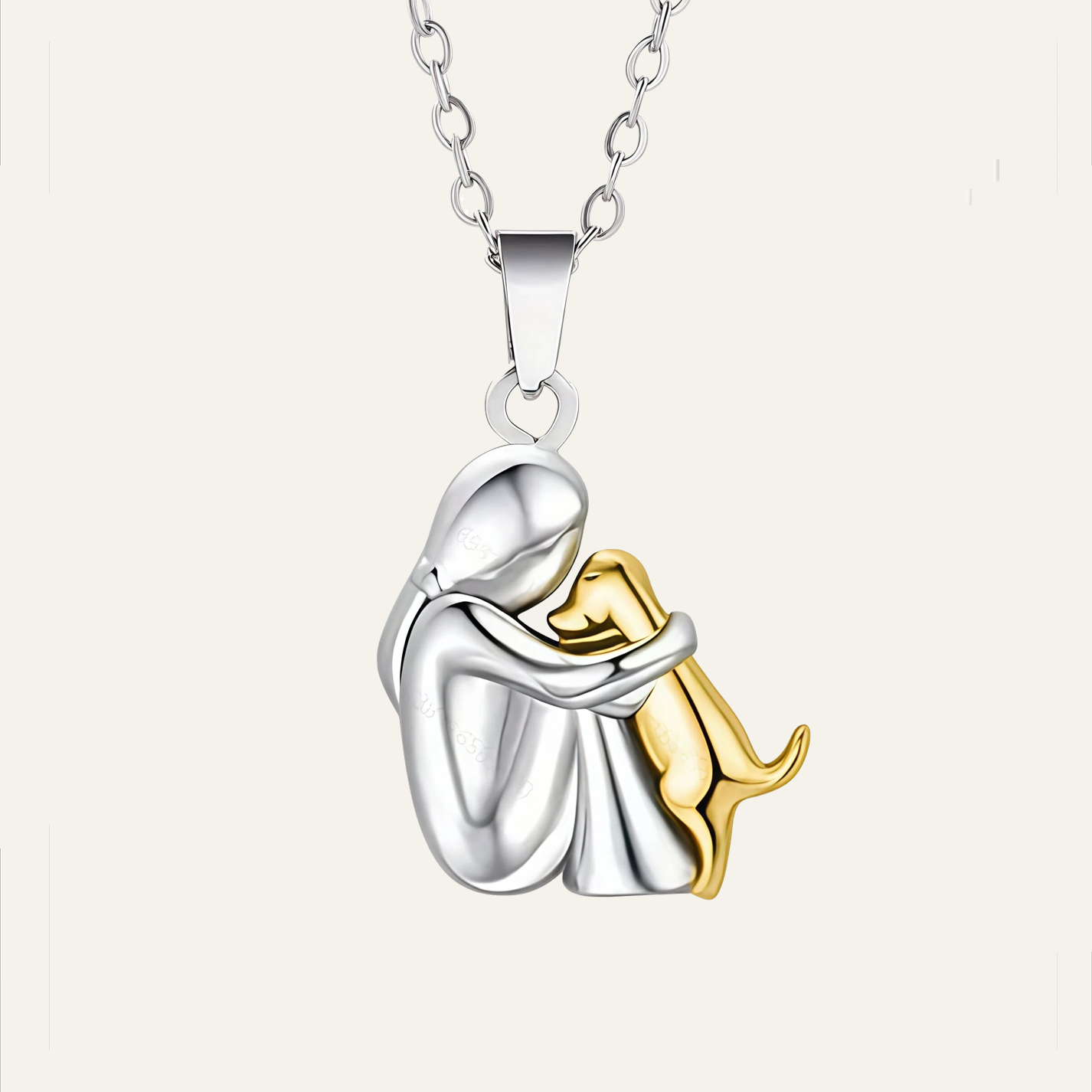 Colgante Compañero Eterno - Oro y Plata