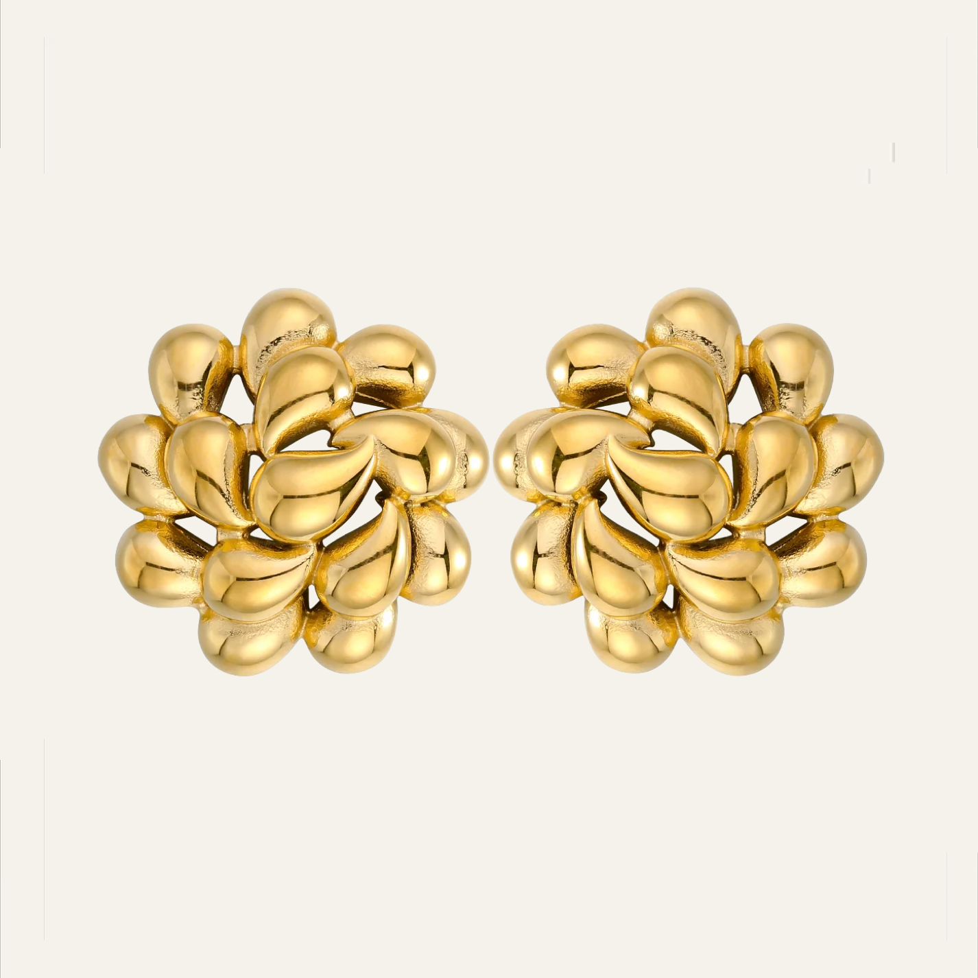 Pendientes Ramo Aureo - Oro 18k