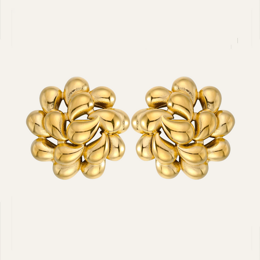 Pendientes Ramo Aureo - Oro 18k