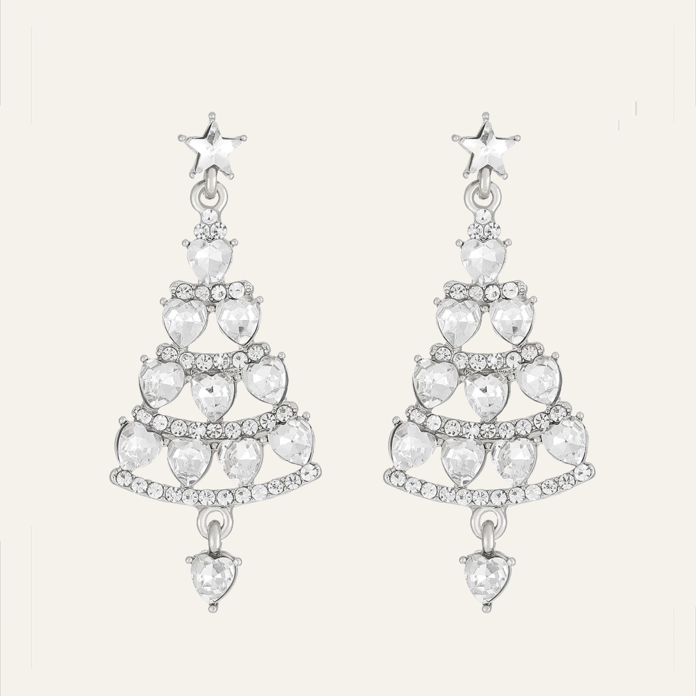 Luz de Navidad  - Moissanitas y Plata