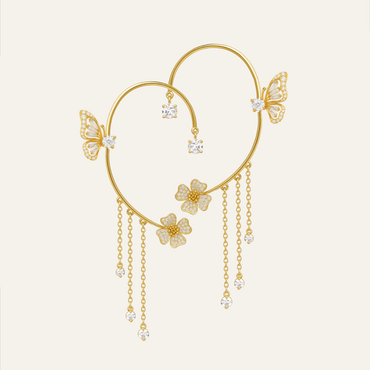 Aurora Floral - Moissanita y Oro 18k