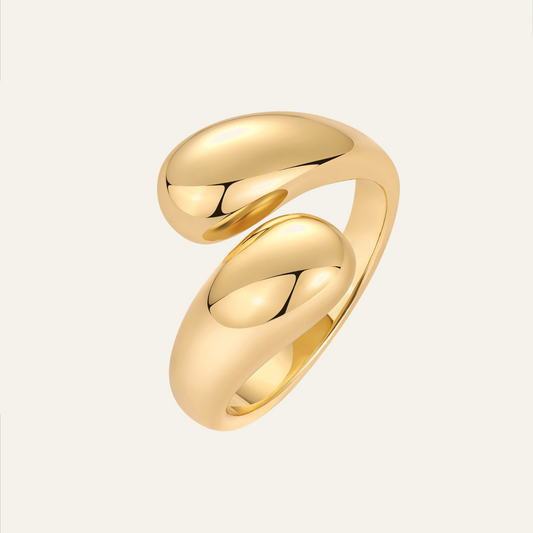Anillo Bloming - Inoxidable y Oro 18k