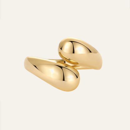 Anillo Bloming - Inoxidable y Oro 18k