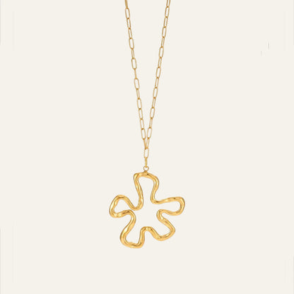 Colgante Amanecer- Bañado en Oro 18k