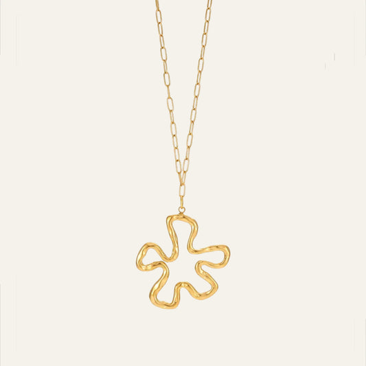 Colgante Amanecer- Bañado en Oro 18k
