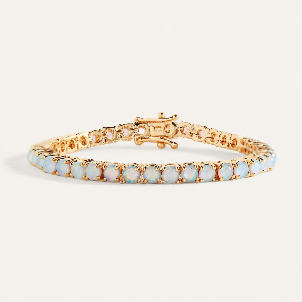 Pulsera Valentina - Baño Oro y Ópalo