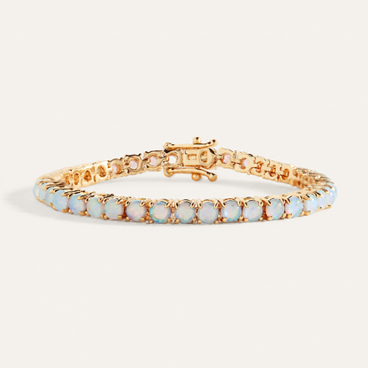 Pulsera Valentina - Baño Oro y Ópalo