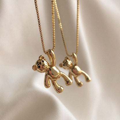 Colgante Teddy - Baño oro