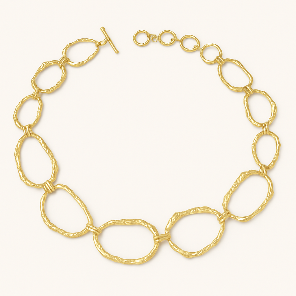 Colgante Spring- Bañado en Oro 18k