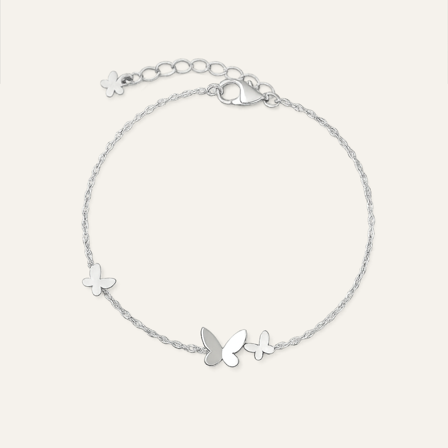 Pulsera Mariposa - Plata de ley 925