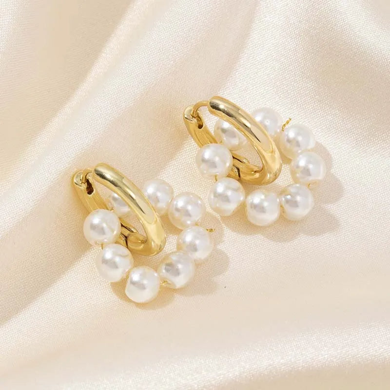Pendientes Aura de Nácar - Perlas barrocas y Oro 18k